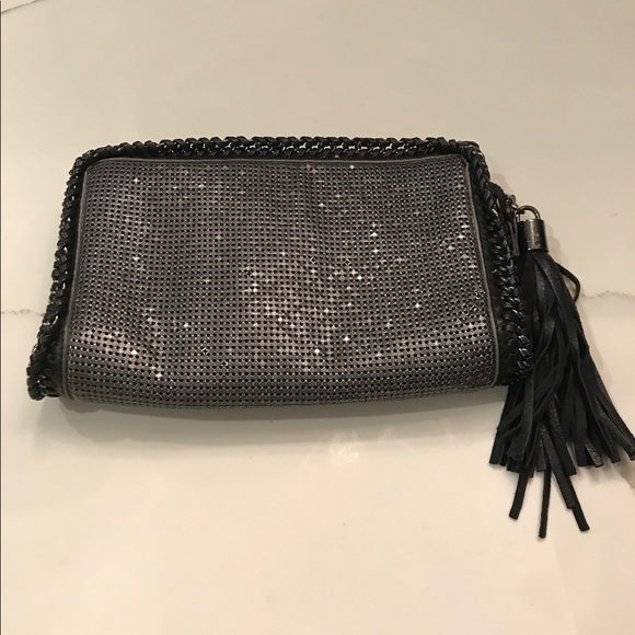 BCBG MaxAzria Metallic Clutch - Picture 1 of 5